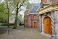 Oranje Poortje Orange Gate, dated from 1663 of Jacobijnerkerk church in Leeuwarden, Friesland Royalty Free Stock Photo