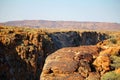 Oranje river canyon Royalty Free Stock Photo