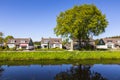 Oranje village on a sunny day. Oranje, the Netherlands. Royalty Free Stock Photo
