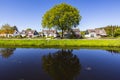 Oranje village on a sunny day. Oranje, the Netherlands Royalty Free Stock Photo