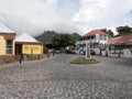 Oranjestad center in Statia Royalty Free Stock Photo