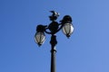 Orante street lamp or light, London, England