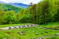 Ruins of ancient temple at Sarmizegetusa Regia, Transylvania, Romania