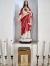 Oratino - Statua del Sacro Cuore di Gesu nella Chiesa di Santa Maria di Loreto