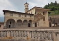 Oratorio dei Disciplini: Dance of the Death, ancient fresco and square.