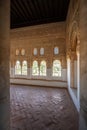 Oratory of Mexuar Section at Nasrid Palaces of Alhambra - Granada, Andalusia, Spain Royalty Free Stock Photo