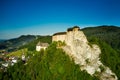 Orava Castle in the morning of summer day Royalty Free Stock Photo