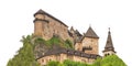 Orava Castle Slovakia isolated on white background Royalty Free Stock Photo