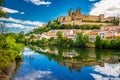 Orb River And Cathedral In Beziers, France Royalty Free Stock Photo