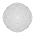 Orb, sphere of lines. round, globular, spheric grid, mesh. ball-shaped orb, circle made of thin lines. convex globe made with