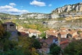 Orbaneja del Castillo in Burgos province, spain Royalty Free Stock Photo