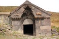 Orbelian, or Selim, Caravanserai, as seen from the front. Vardenyats mountain pass. Vayots Dzor province. Armenia