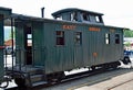 Caboose number 28 on the East Broad Top Railroad