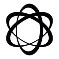 Orbit logo, three elipse with a displaced center
