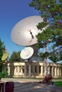 Orbita Space Communications Center antenna Royalty Free Stock Photo