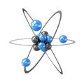 Orbital Model of Atom Royalty Free Stock Photo