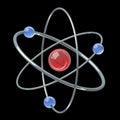 Orbital model of atom