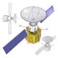 Orbiting satellite