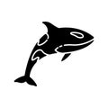 Orca black glyph icon