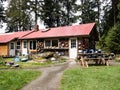 On the grounds of Orcas Island Pottery store, a studio pottery in beautiful surroundings