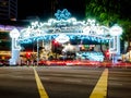 Orchard Road, Singapore - Nov 23, 2018: Christmas Festival, Disney Theme Celebration, Orchard Road the main shopping district in Royalty Free Stock Photo