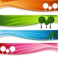 Orchard Tree Banner Set