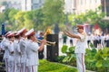 Orchestra on Ho Chi Minhs birthday, public holiday of Vietnam, H