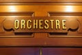 Orchestre signboard