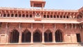 Orchha Fort agra fort Jahangir Mahal a pink sandstone fortification Palace of moghuls emperor Mahal-e-Jahangir a citadel and Royalty Free Stock Photo