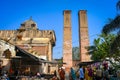 Sawan Bhadon Pillars Royalty Free Stock Photo