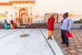 Indian pilgrims in Orchha