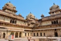 Jahangir Mahal Orchha Fort in Orchha, Madhya Pradesh, India. Royalty Free Stock Photo