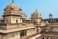 Jahangir Mahal Orchha Fort in Orchha, Madhya Pradesh, India. Royalty Free Stock Photo