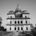 Arts and architecture in Orchha Palace, India Royalty Free Stock Photo