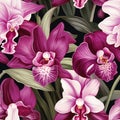 Orchid Enchantment Unveiled Seamless Beauty