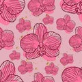 Orchid pattern, for book, cover, banner, textile, wrapping