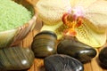 Orchid spa Royalty Free Stock Photo