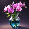 Orchid in a vase.