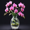 Orchid in a vase.