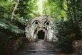 Parco dei Mostri Park of the Monsters in Bomarzo, province of Viterbo, Lazio, Italy Royalty Free Stock Photo