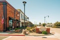 Orcutt Union Plaza in the Old Town Orcutt area, complex of stores, apartments and offices Royalty Free Stock Photo