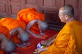 Ordain become a novice monk or little neophyte