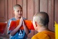 Ordain become a novice monk or little neophyte