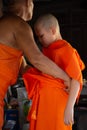 Ordain become a novice monk or little neophyte