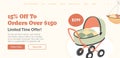 Order baby prams on website and get discounts