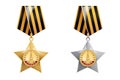 Order of Glory I and II degree. Vector Illustration Royalty Free Stock Photo
