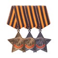 Order of Glory three degrees. Royalty Free Stock Photo