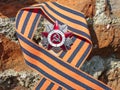 Order `Great Patriotic War` on the St. George ribbon. Awards of the soldier. Heirloom. Memory. May 9 Victory Day