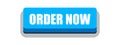 Order now button blue Royalty Free Stock Photo
