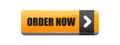 Order now button orange Royalty Free Stock Photo